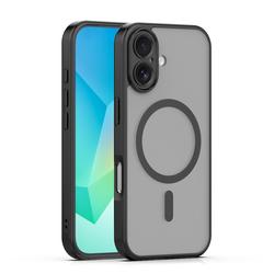 Mag Matt musta kamerasuojalla kuori iPhone 17 / 18 6,3'' -mallille