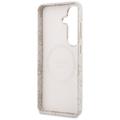 Guess case 4G Rhinestone Round Logo MagSafe for Samsung Galaxy S26 pink