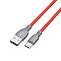 Forever Tornado -kaapeli USB - USB-C 1,0 m 3A punainen