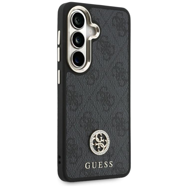 Guess case 4G Big Rhinestone Triangle Strap MagSafe for Samsung Galaxy S26 black