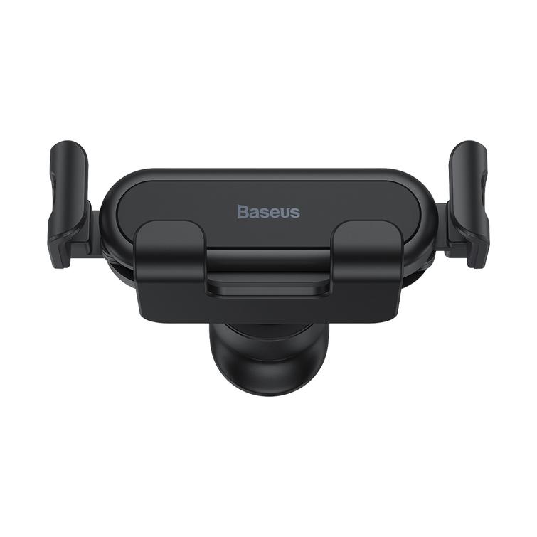 Baseus Stable Lite -autoteline, musta, gravity-kiinnityksellä, ilmanpoistoaukkoa varten