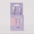 COLORUM-kaapeli USB-A - USB-C 1,8m 3A CK60-AC-09 xLavenda