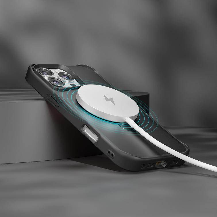 Etteri Matt Mag Ring kotelo iPhone 16 Pro Max 6,9" mustalle