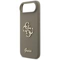 Guess Silicone Big 4G Script -suojakuori iPhone Airille, ruskea