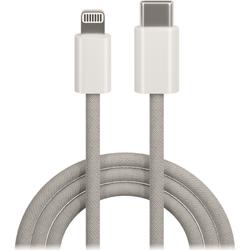 Maxlife MXUC-06 kaapeli USB-C - Lightning 1,0 m 20W harmaa nailon