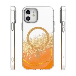 Epoxy Mag case for iPhone 12 / 12 Pro 6,1" orange