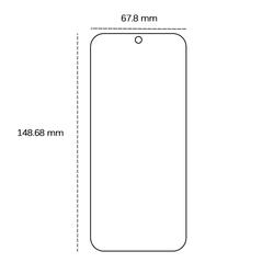 Karkaistu lasi 2,5D Google Pixel 9 / 9 Prolle