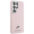Karl Lagerfeld case Saffiano KC Metal Logo MagSafe for Samsung Galaxy S26 Ultra pink