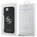 Guess HC PU Grained Big 4G and Classic Logo -kotelo iPhone 16e musta