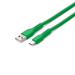COLORUM-kaapeli USB-A - USB-C 1,8m 3A CK60-AC-04 xGreen