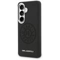 Karl Lagerfeld case Perforated KL MagSafe for Samsung Galaxy S26 black