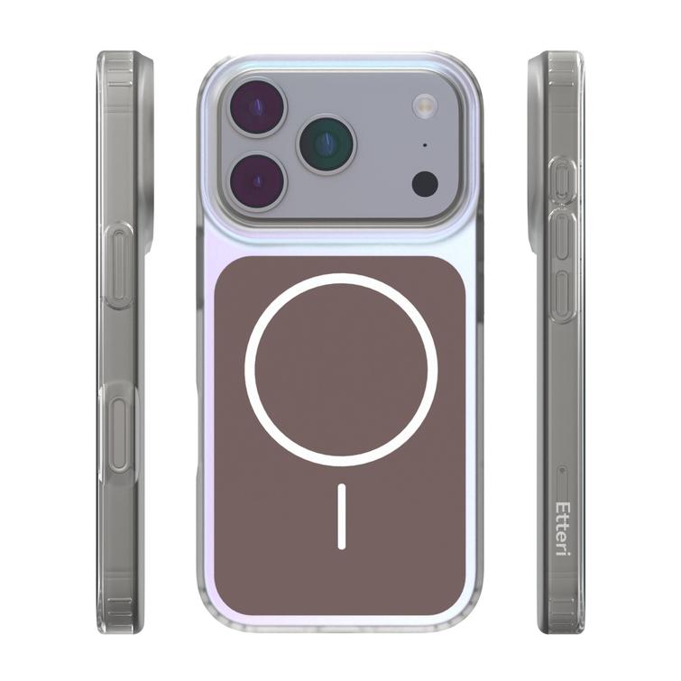Etteri Hidden Pearl case for iPhone 17 Pro 6,3" brown