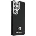 Karl Lagerfeld case Saffiano KC Metal Logo MagSafe for Samsung Galaxy S26 Ultra black