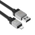 Baseus CoolPlay USB-Lightning-kaapeli 2m 2,4A musta