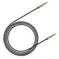 Baseus-äänikaapeli Yiven M30 -liitin 3,5 mm -liitin 3,5 mm 1,0 m hopeanmusta