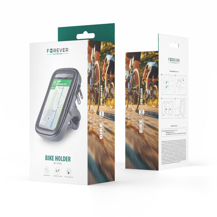 Forever pyöräteline BH-100 musta vedenpitävä XL