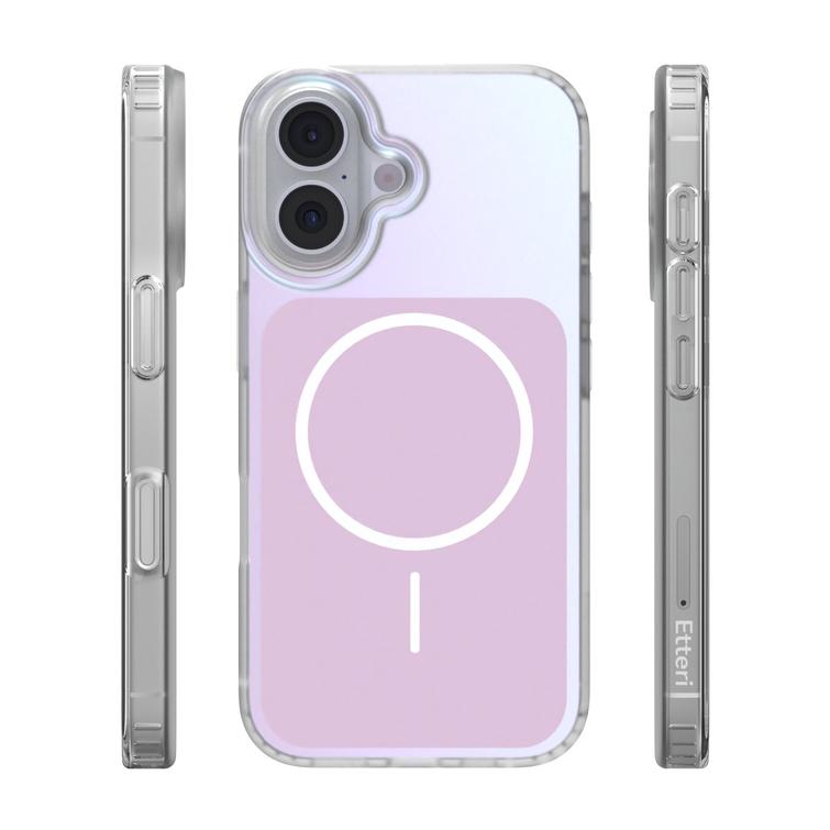Etteri Hidden Pearl case for iPhone 16 6,1" pink