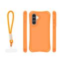 Safepop case with strap for Samsung Galaxy A57 5G orange