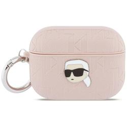 Karl Lagerfeld Monogram Karl Head for AirPods Pro 3 pink