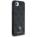 Guess HC MagSafe PU 4G Small 4G and Classic -suojakuori iPhone 16e:lle, musta