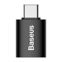 Baseus Ingenuity USB-C - USB-A 3.1 -sovitin, musta, OTG