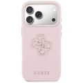 Guess HC PU FW RESIN LOGO PINK -suojakuori iPhone 17 Pro Max 6,9":lle