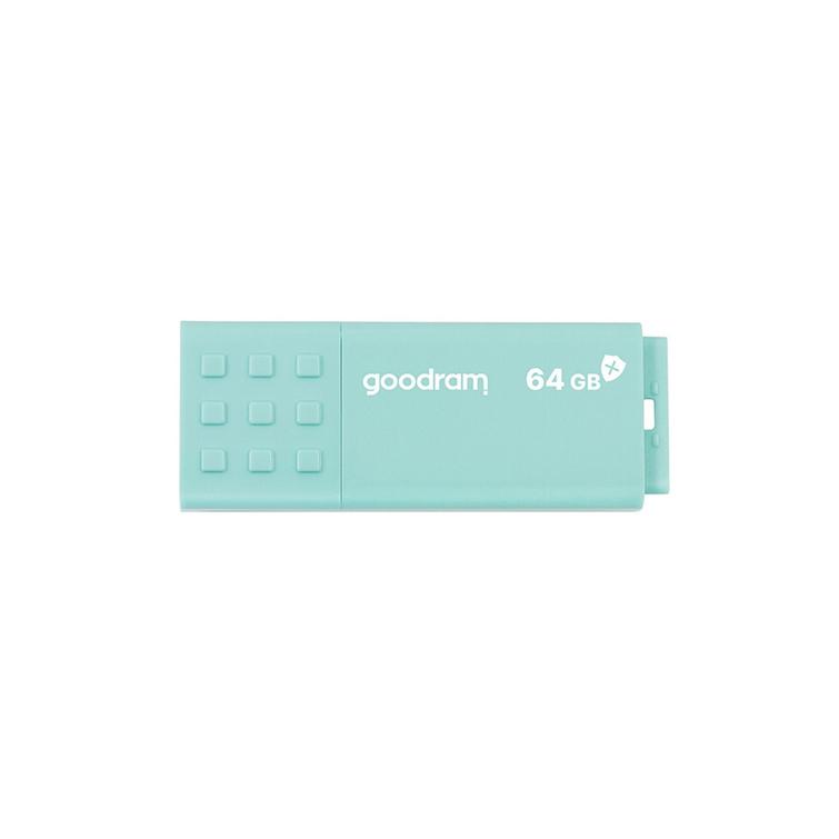 Goodram USB-muistitikku 64GB USB 3.0 UME3 Care vaaleanvihre&auml;