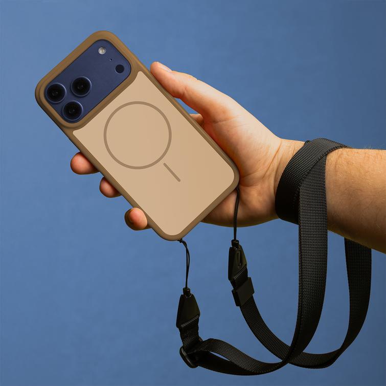 Frame Thin Mag -suojakuori iPhone 17 Air 6,6":lle, ruskea