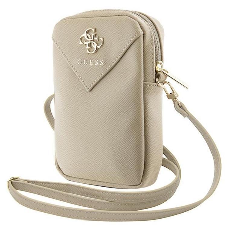 Guess laukku Zip Triangle 4G beige