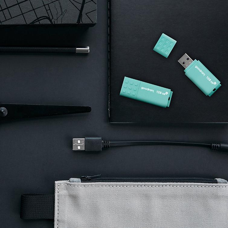 Goodram USB-muistitikku 64GB USB 3.0 UME3 Care vaaleanvihre&auml;