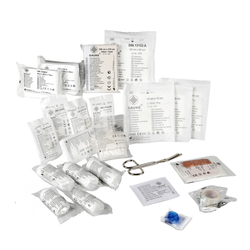 First aid kit with mouthpiece DIN 13164