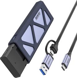 BENFEI SSD-asemakotelo M.2 NVMe SSD USB-C USB-A harmaa