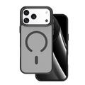 Jäätynyt Mag -kotelo iPhone 17 Pro Max / 18 Pro Max 6,9" musta avoin rengas