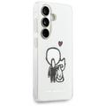 Karl Lagerfeld case IML Karl&Choupette MagSafe for Samsung Galaxy S26 transparent