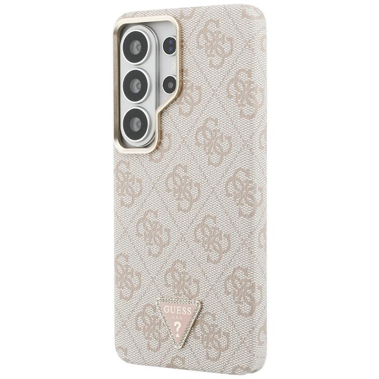 Guess case 4G Triangle Logo MagSafe for Samsung Galaxy S26 Ultra pink