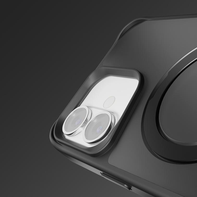 Etteri Matt Mag Ring suojakuori iPhone 16:lle 6,1" musta