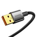 Baseus Explorer USB - USB-C -kaapeli 1,0 m musta automaattinen virrankatkaisu 100W
