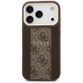 Guess case for iPhone 17 Pro HC MAGSAFE PU W/ 4G PU STRIPE brown