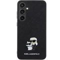 Karl Lagerfeld case for Samsung Galaxy S24 Plus KLHCS24MPSAKCMPK black HC SAFFIANO KC PIN