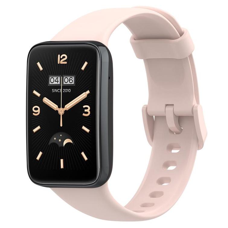 SILICONE STRAP MI BAND 7 PRO/ M7 PRO (13). light pink