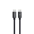 Maxlife MXUC-12 kaapeli USB-C - USB-C 1,0 m 60W musta