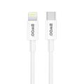 BWOO CDA159 PD sein&auml;laturi 20W 1x USB-C-portti + Lightning valkoinen