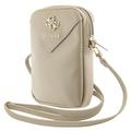 Guess laukku Zip Triangle 4G beige