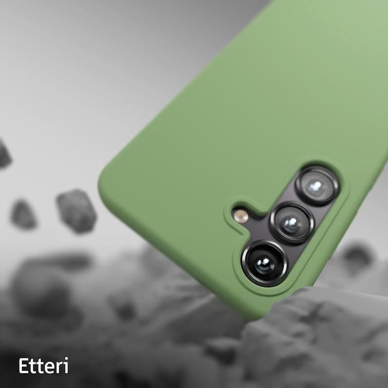 Etteri-silikonikuori Samsung Galaxy S24 FE:lle vaaleanvihreä