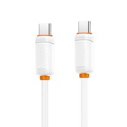 XO kaapeli NB-Q302B PD USB-C - USB-C 1,0m 60W Valkoinen