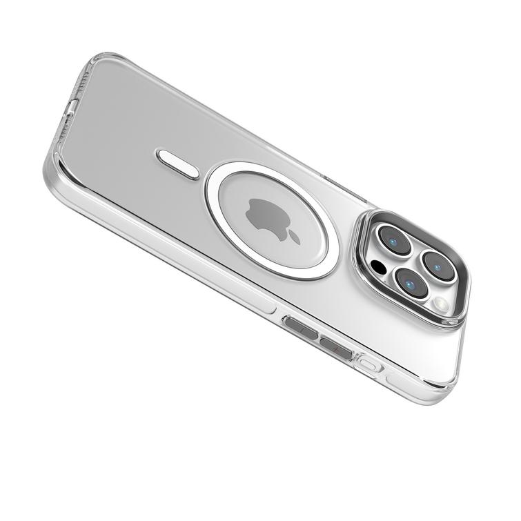 Comma-suojakuori Crystal Mag iPhone 15 Pro Maxille, l&auml;pin&auml;kyv&auml;