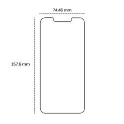 Karkaistu lasi 2,5D iPhone 14 Pro Maxille