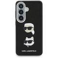 Karl Lagerfeld case Saffiano Double Heads Metal for Samsung Galaxy S26 Plus black