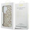 Guess case IML Leopard Print Triangle MagSafe for Samsung Galaxy S26 Ultra brown