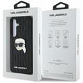Karl Lagerfeld HC PU Monogram K. Head Pin case for Samsung Galaxy S25 Plus black